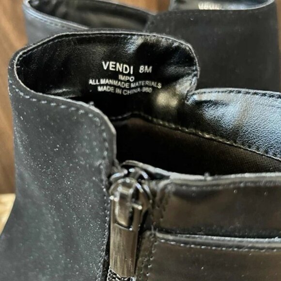 IMPO Vendi Women Black Wedge Boots US 8 - Picture 4 of 6